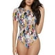 thumbnail image 1 of Balery Colourful Horses Body de cuello redondo de manga corta para mujer Tops de manga corta Tops básicos-Medium, 1 of 7