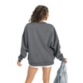 thumbnail image 4 of Women's Gameday Couture Gray Denver Broncos Ready to Rumble Premium Fleece Pullover Sweatshirt, 4 of 4