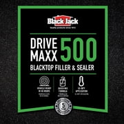 Black Jack Drive-Maxx 500 Premium 5 Year Filler & Sealer, 5 Gallons, Fills Small Cracks, Fast Dry Technology, Stand Up To Heavy Vehicles, Driveway Sealer Asphalt