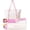 Pink Three-Piece Set, variant on 3 Piece American Mahjong Set with Large Tote Tile Pouch and Drawstring Bag for American Mahjong Tile Rack and Accessories