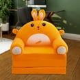 thumbnail image 4 of GUOOL Foldable Sofa Chair Cover Washable Sofa Covers Children Couch Backrest Slipcover Orange (Only Included Sofa Cover), 4 of 7