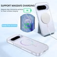 thumbnail image 3 of Funda de teléfono BENTOBEN con purpurina magnética transparente para Google Pixel 10, 3 of 8