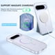 thumbnail image 3 of Funda de teléfono BENTOBEN con purpurina magnética transparente para Google Pixel 10, 3 of 8