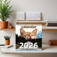 thumbnail image 6 of 2026 Calendar - 2026 Cute Cat Wall Calendar , 2026 Wall Calendar from January to December, Funny Calendar with Premium Paper, 7.9" x 7.9" Warm Gifts, 6 of 8