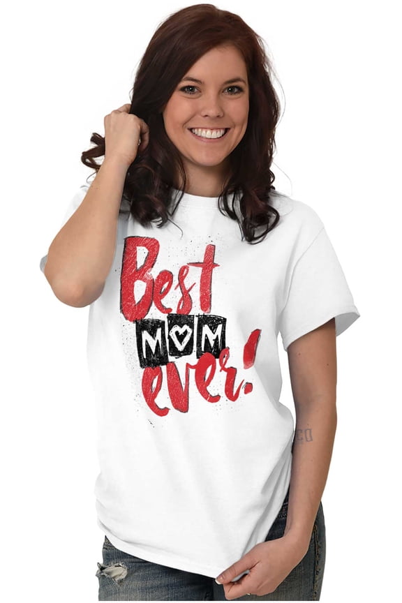Adorable Best Moms Cute Mothers Day Women's Graphic T Shirt Tees Brisco Brands L