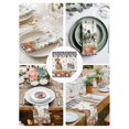 thumbnail image 3 of Fall Pumpkins Cloth Napkins Set of 8 Reusable Dinner Napkins, Thanksgiving Wildflowers Grape Leaves Farmhouse Cocktail Napkin Washable Table Napkins for Wedding/Holiday Party/Baby Shower 20"x20", 3 of 7