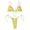 thumbnail image 1 of MKLEKYY Trajes De Baño Dama Sexy Bikini 2023 Swimsuit Women Swimwear Push Up Bikini Set Thong Brazilian Bathing Suit Beach Wear, 1 of 3