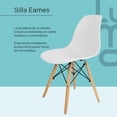 thumbnail image 3 of Set Comedor Mesa Redonda 80cm + 4 Sillas Eames blanco, 3 of 8