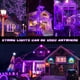 thumbnail image 5 of Luces solares navideñas JMEXSUSS, color morado, 400 LED, 46 m, paquete de 2, 5 of 8