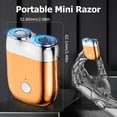 thumbnail image 5 of New Model Mini Dual-Head Electric Shaver, Dual Head Shaver, 2025 New Upgrade Pocket Shaver USB Mini Shavers for Men, Washable Double Head Razor, Rechargeable Waterproof Electric(Silver), 5 of 5