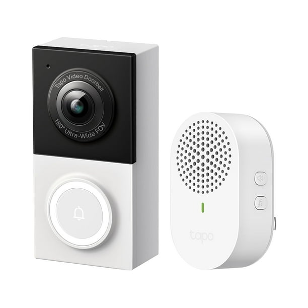 Cámara de vídeo inteligente con timbre Tapo TP-Link D130, 2K, 5 MP