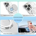thumbnail image 4 of Compatible with Samsung Galaxy A14 5G Case Clear with Stand Samsung A14 5G Phone Case for Women Men Support Wireless Charging Protective Case Shockproof Cases (White), 4 of 14