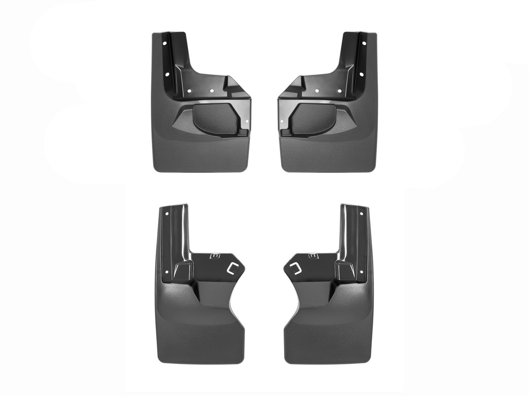 WeatherTech 2017+ Honda Ridgeline No Drill Mudflaps – Black, 110063