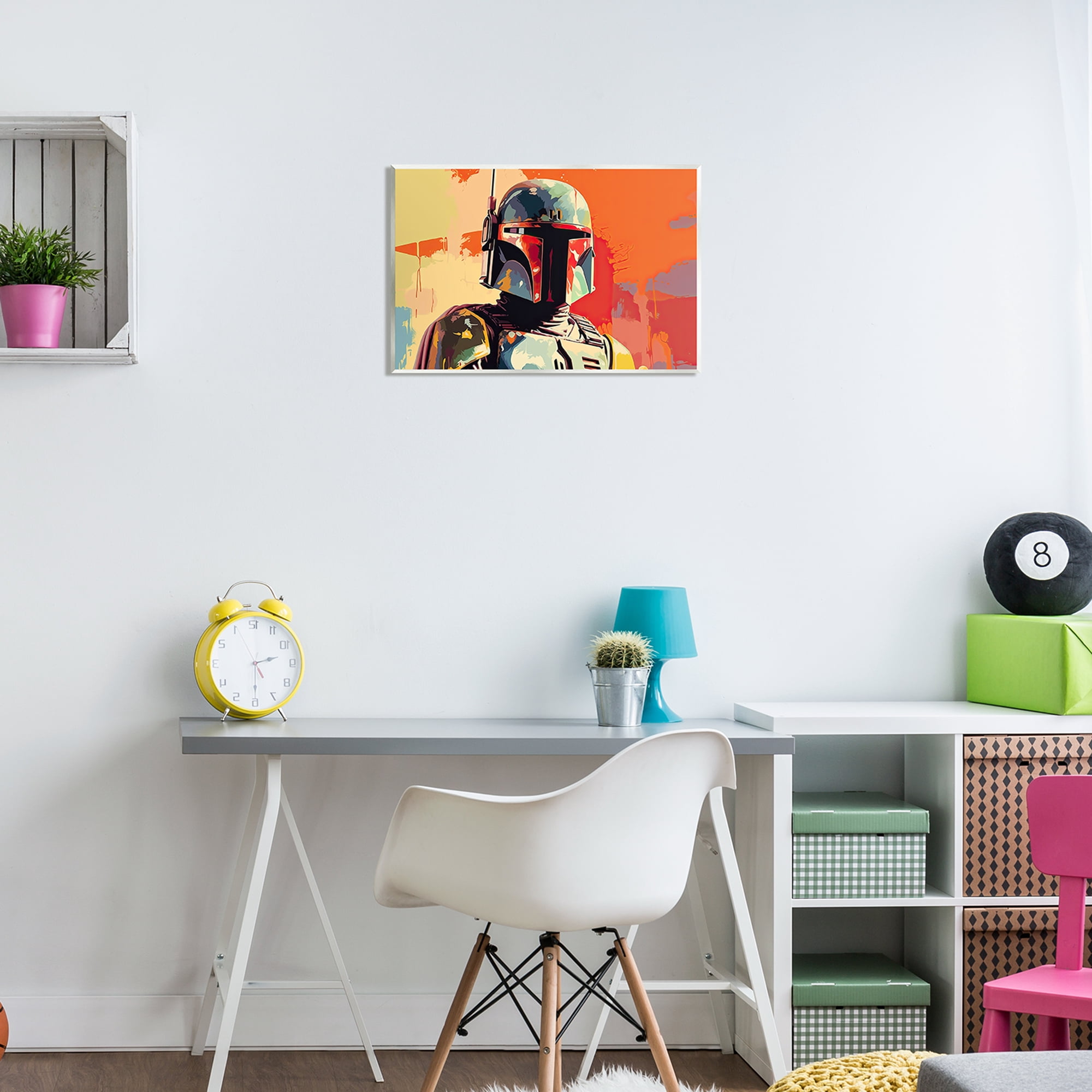 Stupell Industries Pop Culture Sci-Fi Man Fairy Tales & Fantasy Painting Unframed Art Print Wall Art, 19 x 13