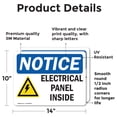 thumbnail image 2 of (2 Pack) Electrical Panel Inside Sign, 2 of 7