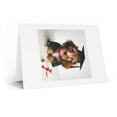 thumbnail image 2 of DistinctInk Greeting Card / Note Card - Grand Basset Griffon Vendéen Puppy Graduation - PACK of 10, 2 of 7