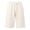 FO43_Beige, variant on Men's Knee Length Sweat Short Drawstring Waist Straight Leg Sports Shorts Raw Hew Baggy Shorts with Pockets Streetwear Green XL