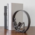 thumbnail image 4 of Escultura sujetalibros Danya B. Lector rodeado contemporáneo, 4 of 7