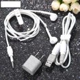 thumbnail image 2 of Cable de datos Baoblaze Juego de adhesivos protectores de cables para auriculares 7 8 Plata, 2 of 8