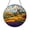 Acrylic 3.5 Inch, variant on Floral Dutch Windmill Landscape Stained Glass Suncatcher Circular Window Decor for Bright Rooms, Garden Windows, Nature Scenery Art Gift for Mom