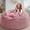 Pink, variant on 4-foot large memory cotton bean bag lazy sofa with built-in filling, thick velvet, removable washable bean bag chair for adults and teenagers, living room, bedroom, leisure lazy lounge chair