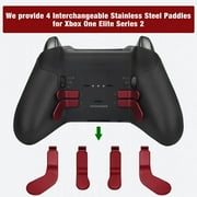 OIEXI Elite Series 2 Controller Wireless 13 in 1 Metal Thumbsticks, for Xbox One, Red, 13 Count