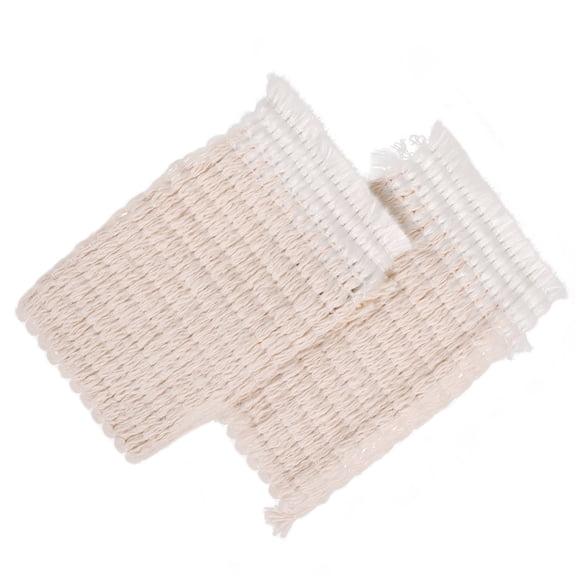 CTIRCHIU 2-Pack Cotton Kerosene Lamp Wicks Smokeless Oil Burner Replacement for Outdoor Camping and Home Decor 14.0x9.0x0.4In