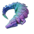 thumbnail image 4 of 3D Printed Crocodile,Movable Mouth,Flexible Joint Animal lacertid Figurines, Home Office Decor,Articulated Small sculpture, decorative item Surprise Festival Gifts, 4 of 7
