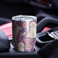 thumbnail image 4 of 30oz Goldendoodle Dog and Flower Floral Tumblers Stainless Steel Tumbler with Lid and Straw,Vacuum Insulated Double Wall Travel Tumbler Cups Mug with Cleaning Brush for Coffee,Tea, 4 of 7