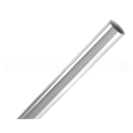 Metallic No Wrap - CleverDelights Metallic Silver Wrapping Paper - 30