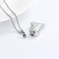 thumbnail image 4 of Forever In My Heart - Heart Urn Necklace for Ashes Stainless Steel Cremation Jewelry for Human / Pet Memorial Urn Necklace Ashes Holder, 4 of 7