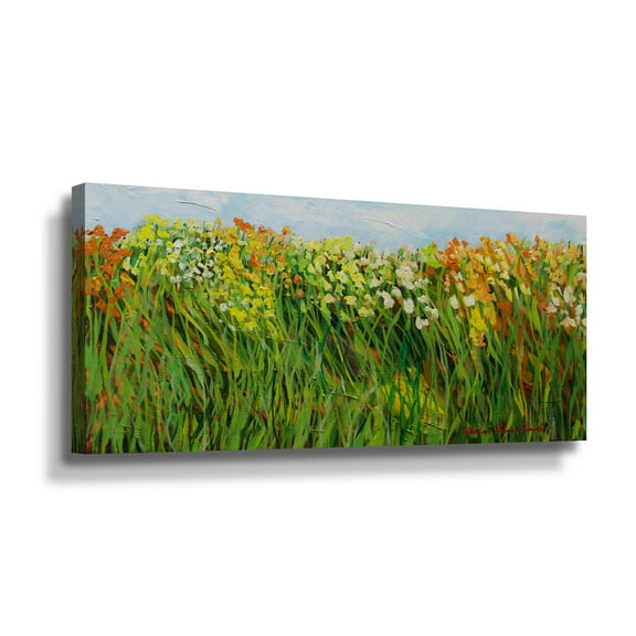 Artwall Row of Beauty, Gallery Wrapped Canvas by Allan Friedlander