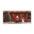 thumbnail image 1 of Ganfancp Christmas Snowy Garage Door Decoration Banner Hanging Fabric Border Holiday Party Photo Photography Background Fabric Ofertas Del Día Sólo En Línea 1X Bandera, 1 of 3