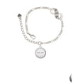 thumbnail image 2 of Delight Jewelry Silvertone Domed John 3:16 Silver-tone Paw Infinity Link Chain Bracelet, 6"+2" Extender, 2 of 3