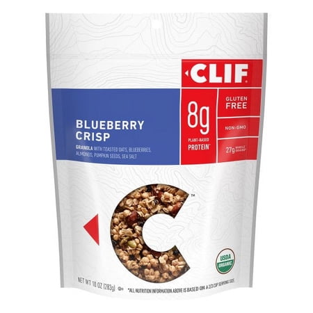 CLIF Granola, Gluten Free, Organic, Blueberry Crisp, 10 oz