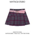 thumbnail image 2 of Summer New Sweet Cool Spicy Girl Play Skirt Girl Korean A-line Jk Short Mini Goth Skirt Y2k Streetwear 2023 Vintage Pink Skirts, 2 of 4