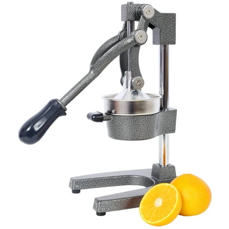 

Cast Iron Citrus Juicer Extra-Large Commercial Grade Manual Hand Press Heavy Duty Countertop Squeezer for Fresh Orange Juice