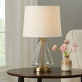 thumbnail image 4 of Better Homes & Gardens Glass with Brass Base Table Lamp, 18" H, 4 of 5