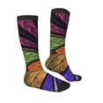thumbnail image 3 of Fotbe Multicolored Beautiful Flower1 print Women's Men's Novelty Crew Socks Cotton Socks Knee High Socks for Walking,Running,Nurses,Pregnancy, 3 of 8