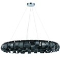 thumbnail image 1 of Dainolite HAR-288P-BK 8 Light Pendant, Black Aluminum Ribbons, 1 of 1