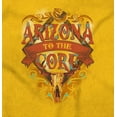 thumbnail image 2 of Arizona to the Core Born Raised Zonie Men's Graphic T Shirt Tees Brisco Brands M, 2 of 6