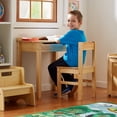 thumbnail image 2 of Set de escritorio y silla Melissa & Doug, de madera, con tapa elevable, color miel, 2 of 8