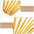 thumbnail image 4 of Miangastore Ergonomic Crochet Hooks Set Alloy Knitting Needles Golden 8Pcs 5.3X0.2in, 4 of 8