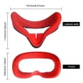 thumbnail image 3 of Washable Cushion Face Pad VR Headset Sweat Eye Cover For Oculus Quest 2, 3 of 4