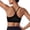 Black, variant on Women’s Sports Bra Medium Support Y Back Racerback Yoga Bra Removable Pads for Gym Running