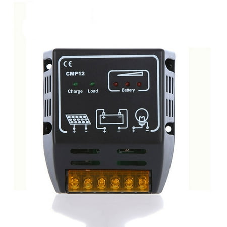 Mohoo 10A 12V/24V Solar Panel Regulator Charging Controller Safe Protection for Solar Panel Battery Overload Protection, Home, CE