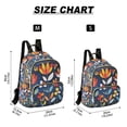 thumbnail image 2 of FORMRS Mini Backpack Purse for Women Travel Daypack Casual Shoulder Bag, Art Flowers, 2 of 7