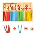 thumbnail image 1 of Learning Math Game, Lovely  Intelligence Developmental Toy, Wooden Natural Toddler Preschools For Children Home Kindergarten, 1 of 8