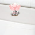 thumbnail image 3 of WASHWEPE Dual Flush Toilet Button 2Pcs Pink Resin for Bathroom Use, 3 of 8