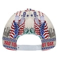 thumbnail image 3 of 911 Patriot Day We Will Never Forget Twin Tower Memorial baseball cap hat, 3 of 4